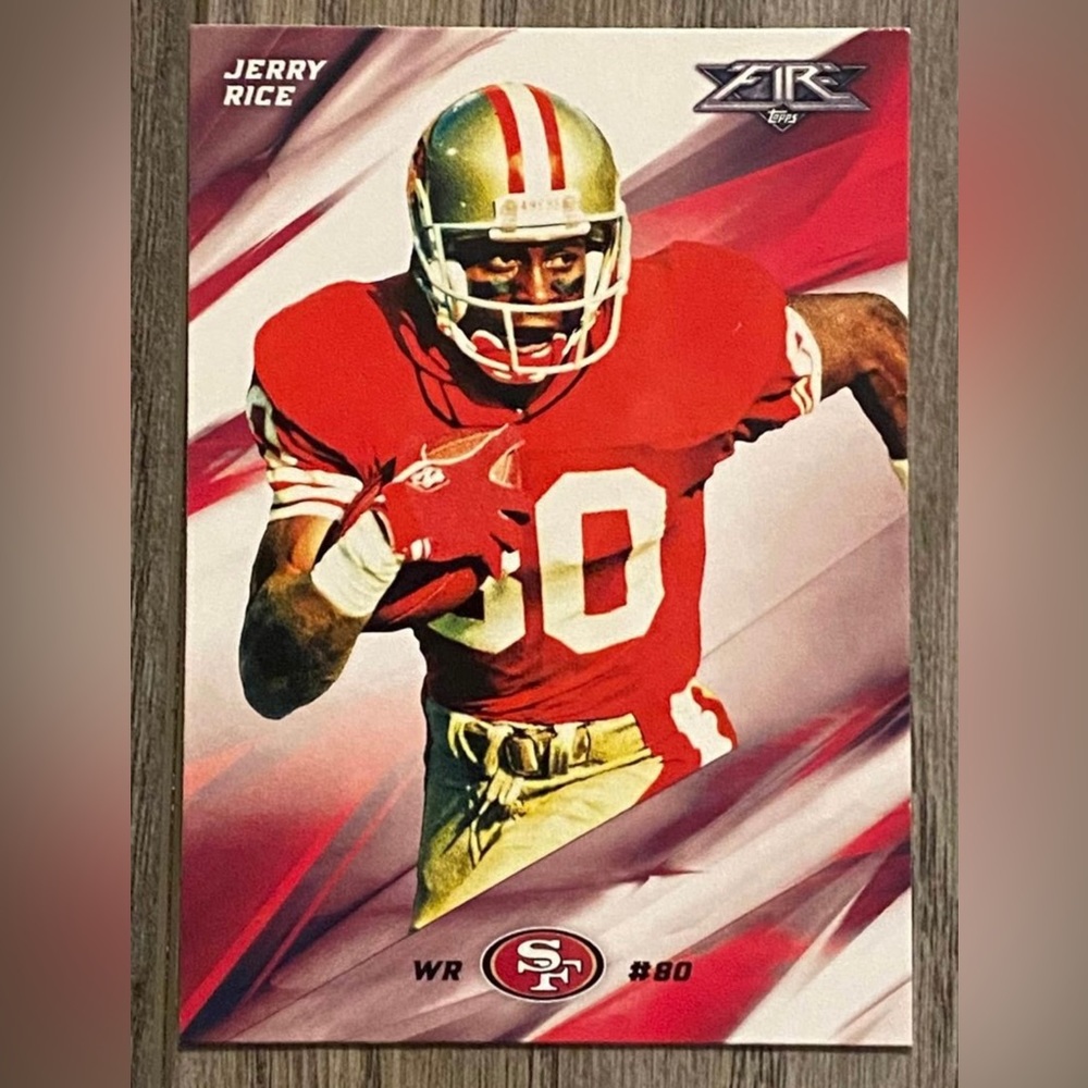 2015 Topps Fire Jerry Rice San Francisco 49ers #29